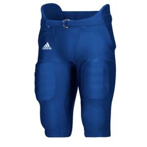 ADIDAS Men's Size Small Audible Integrated Royal Blue Padded Football Pants